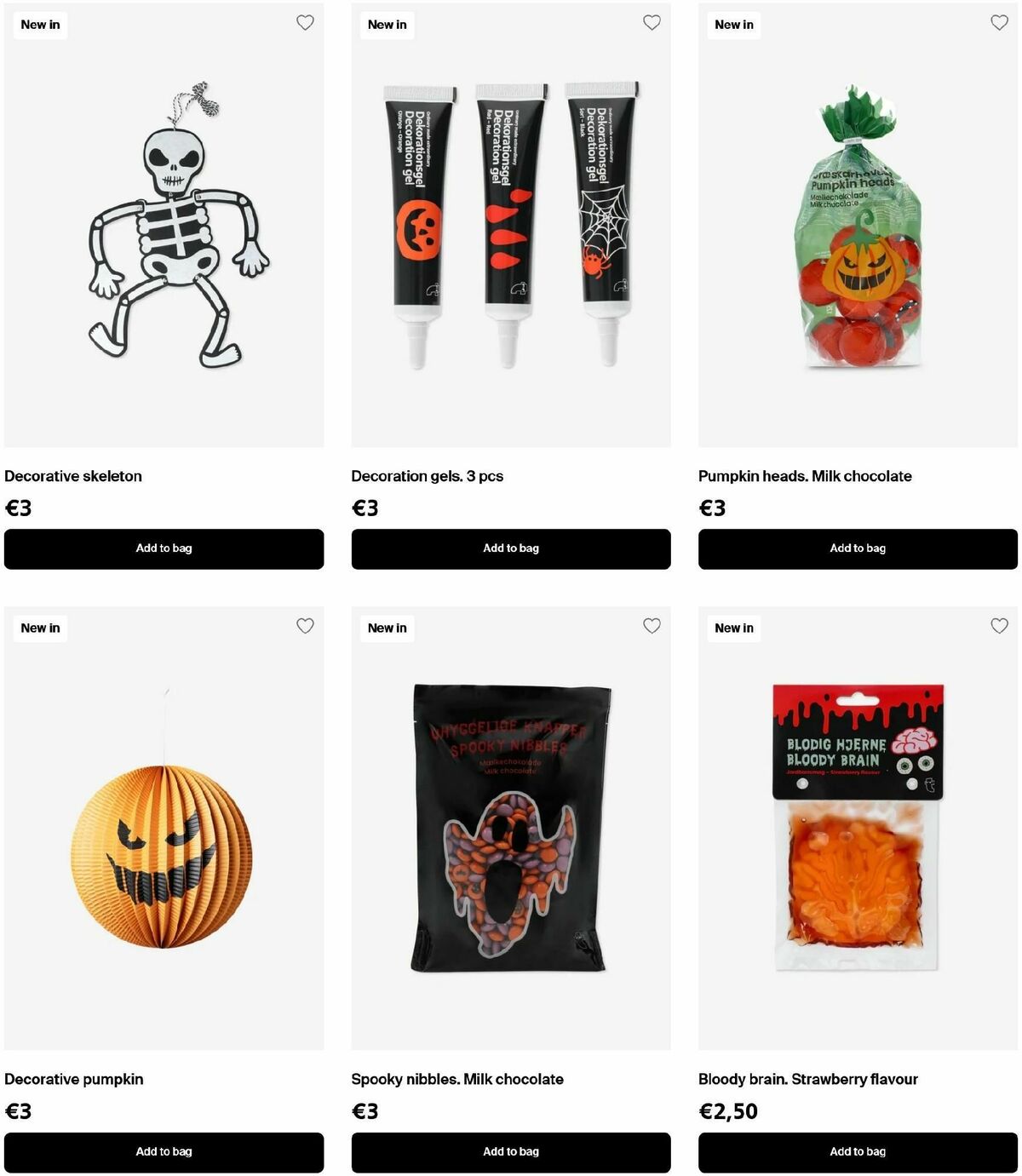 Flying Tiger Copenhagen Halloween Offers from 15 August