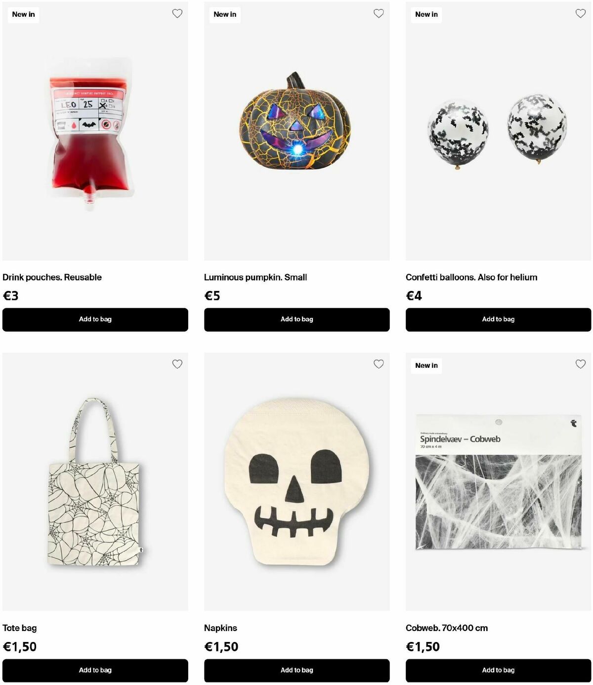 Flying Tiger Copenhagen Halloween Offers from 15 August