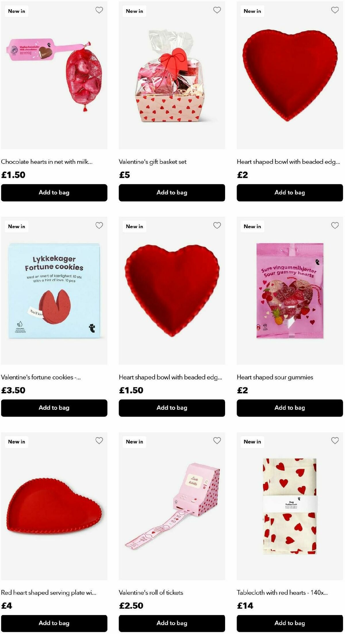 Flying Tiger Copenhagen Valentine's Day Offers from 30 January