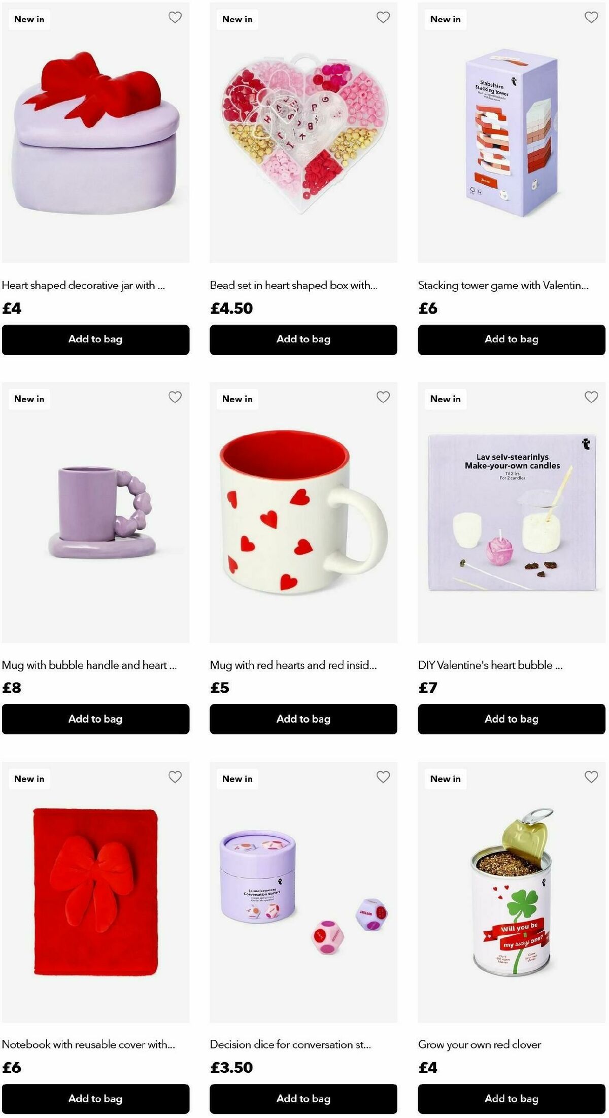 Flying Tiger Copenhagen Valentine's Day Offers from 30 January