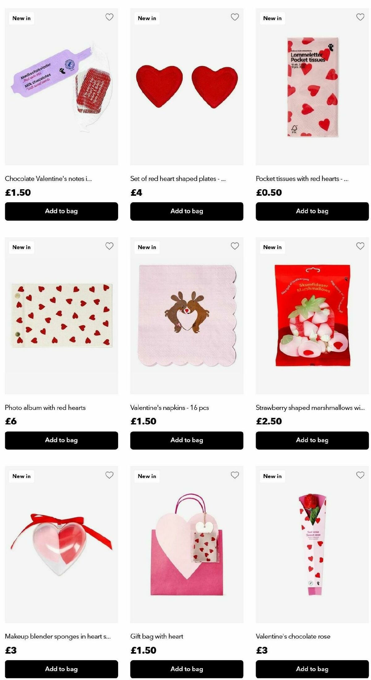 Flying Tiger Copenhagen Valentine's Day Offers from 30 January