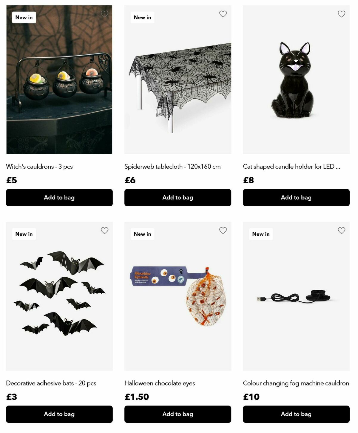 Flying Tiger Copenhagen Halloween Offers from 8 October