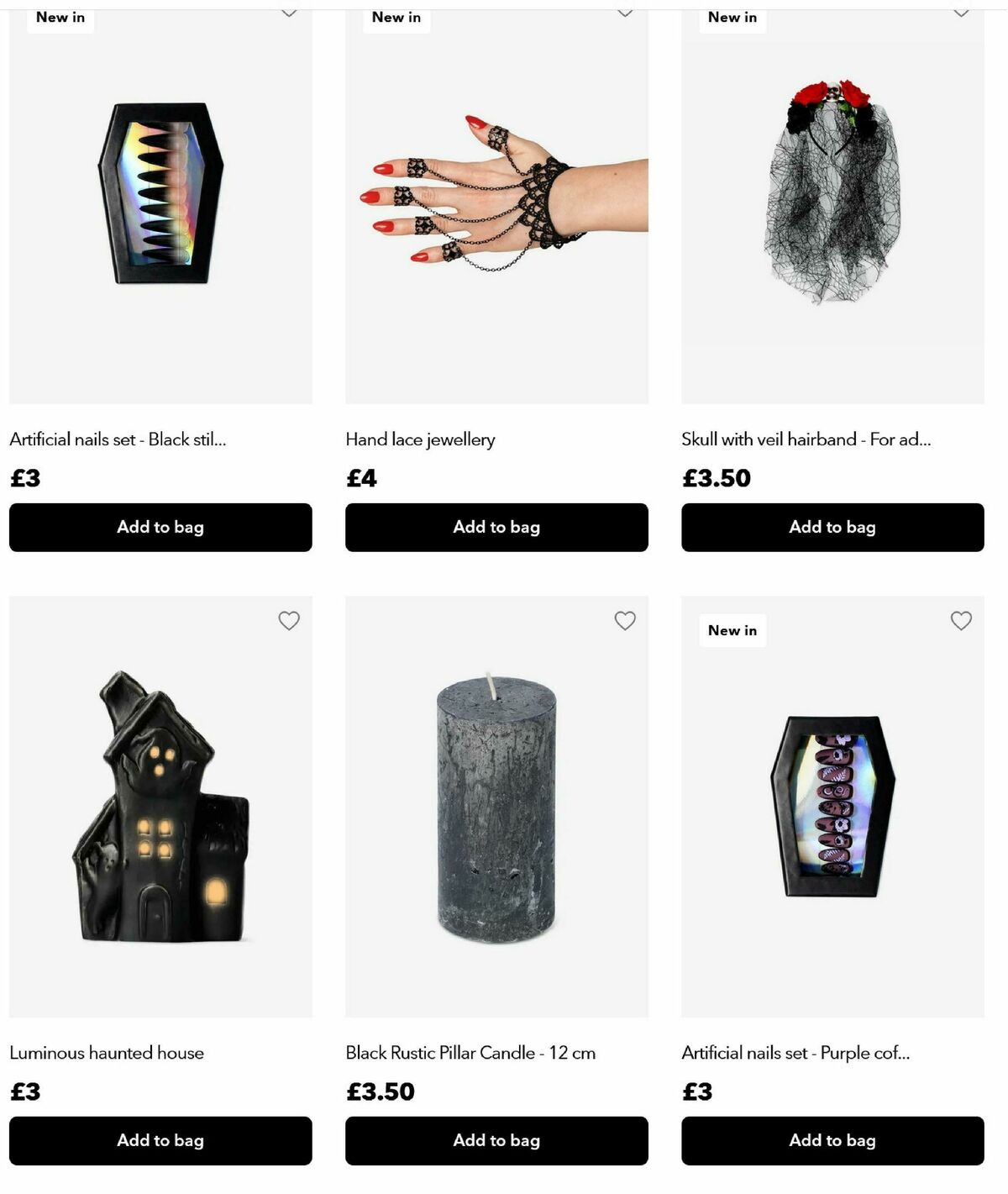 Flying Tiger Copenhagen Halloween Offers from 8 October