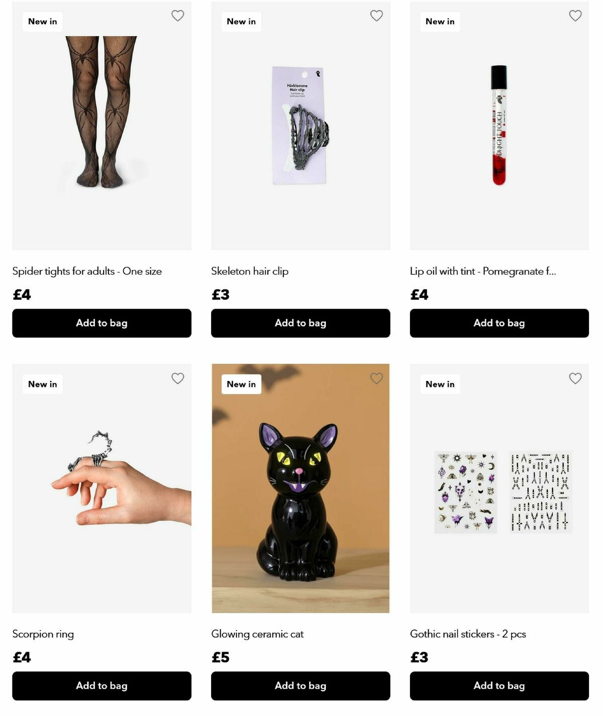 Flying Tiger Copenhagen Halloween Offers from 8 October