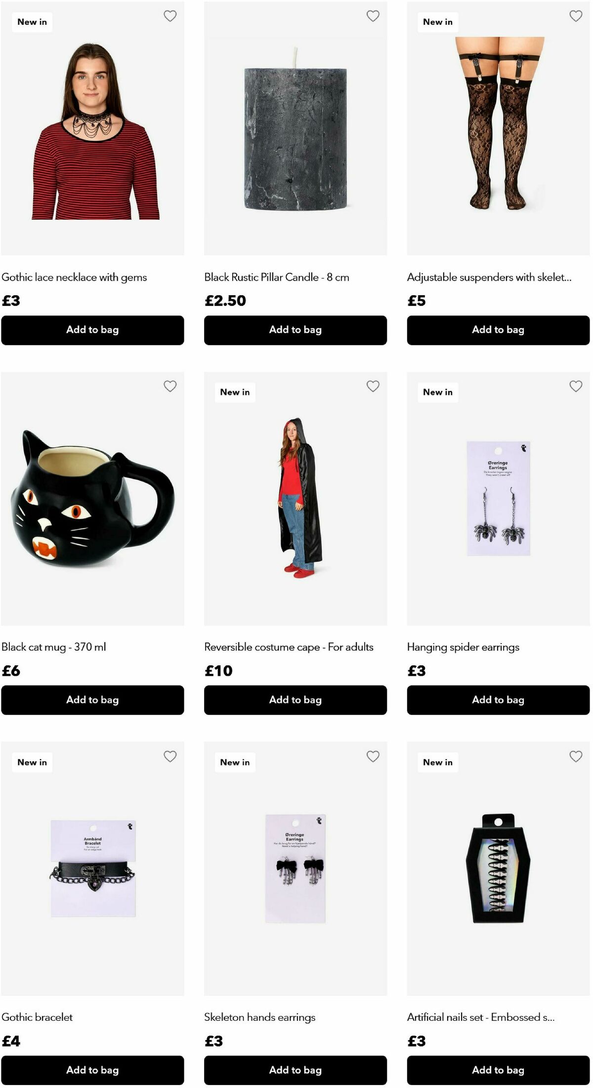 Flying Tiger Copenhagen Halloween Offers from 8 October