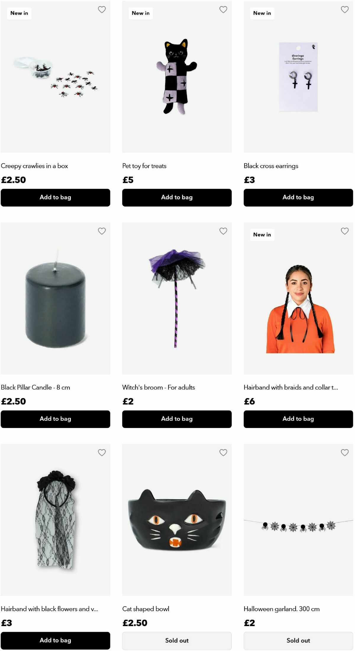 Flying Tiger Copenhagen Halloween Offers from 8 October