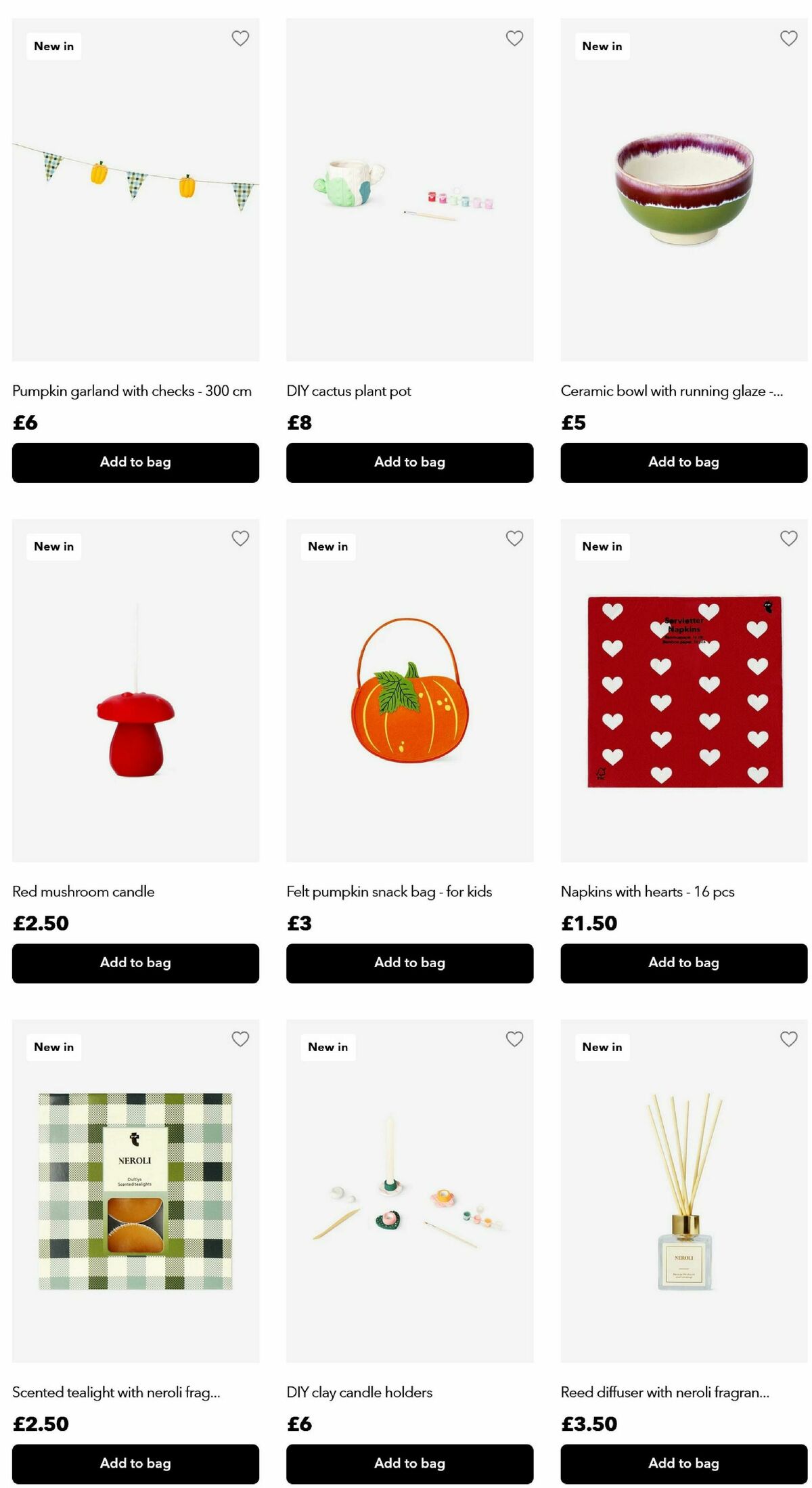Flying Tiger Copenhagen Autumn Offers from 8 October