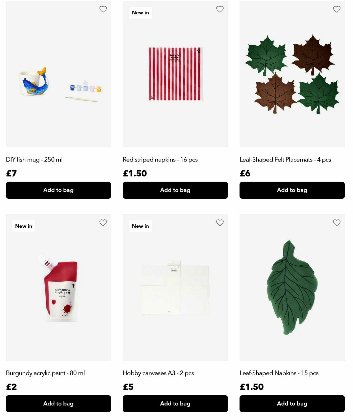 Flying Tiger Copenhagen Autumn Offers from 8 October