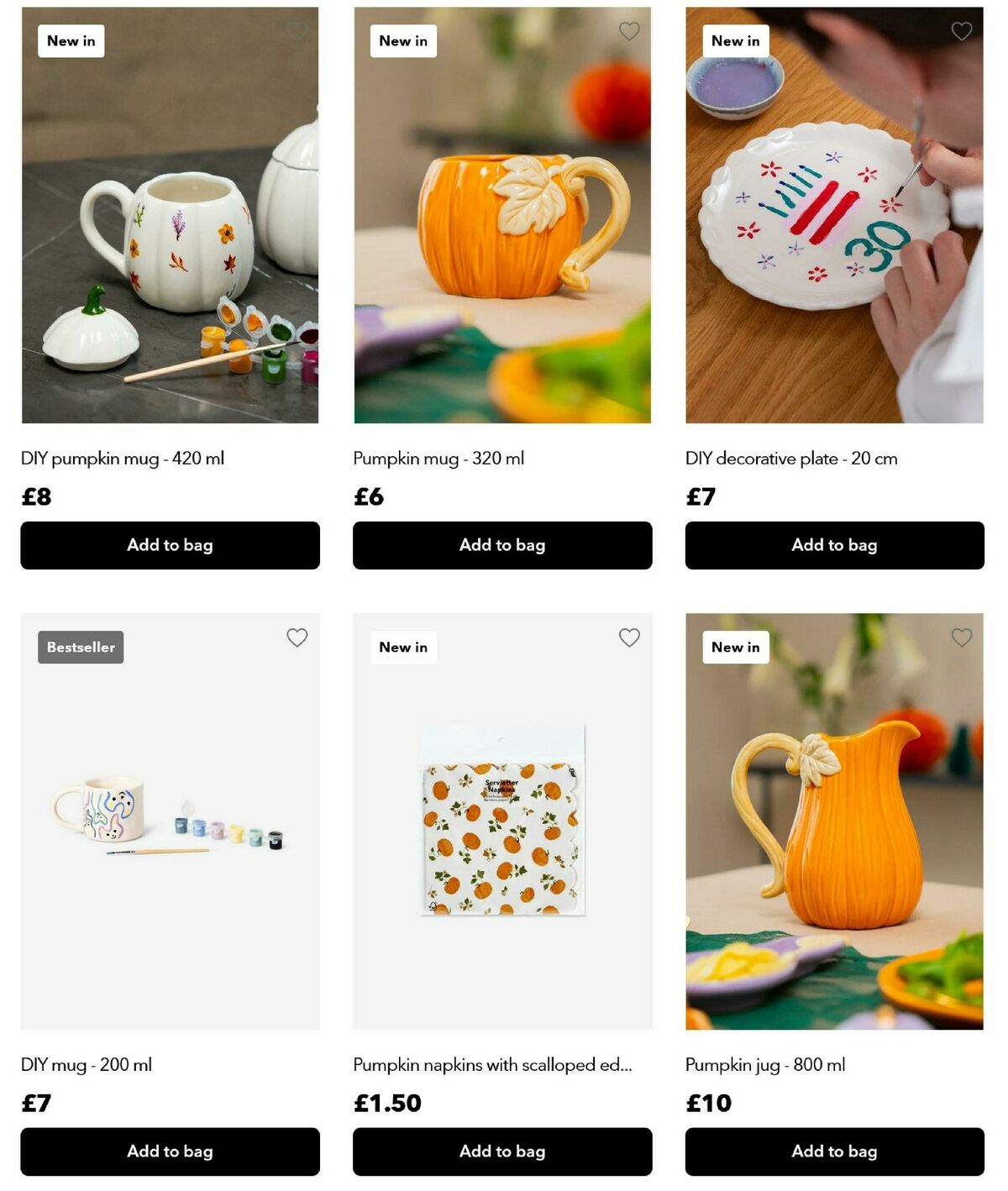 Flying Tiger Copenhagen Autumn Offers from 8 October