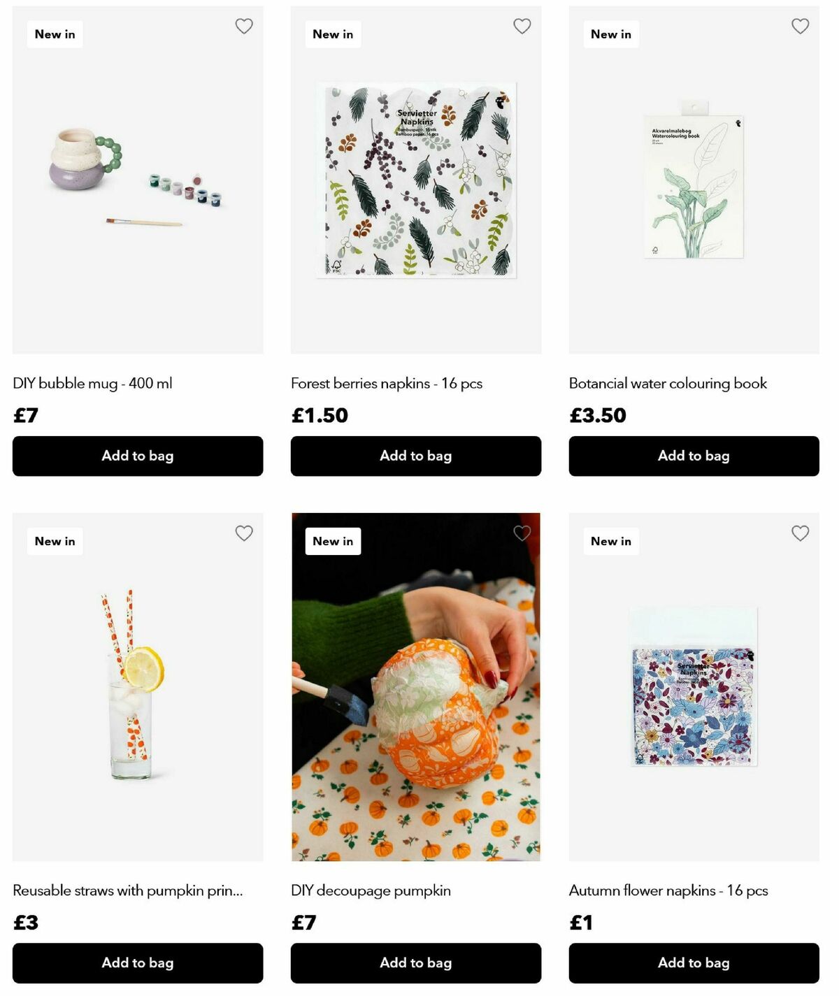 Flying Tiger Copenhagen Autumn Offers from 8 October