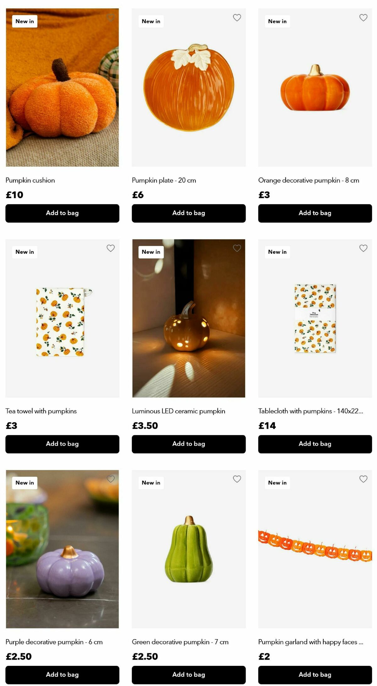 Flying Tiger Copenhagen Autumn Offers from 8 October