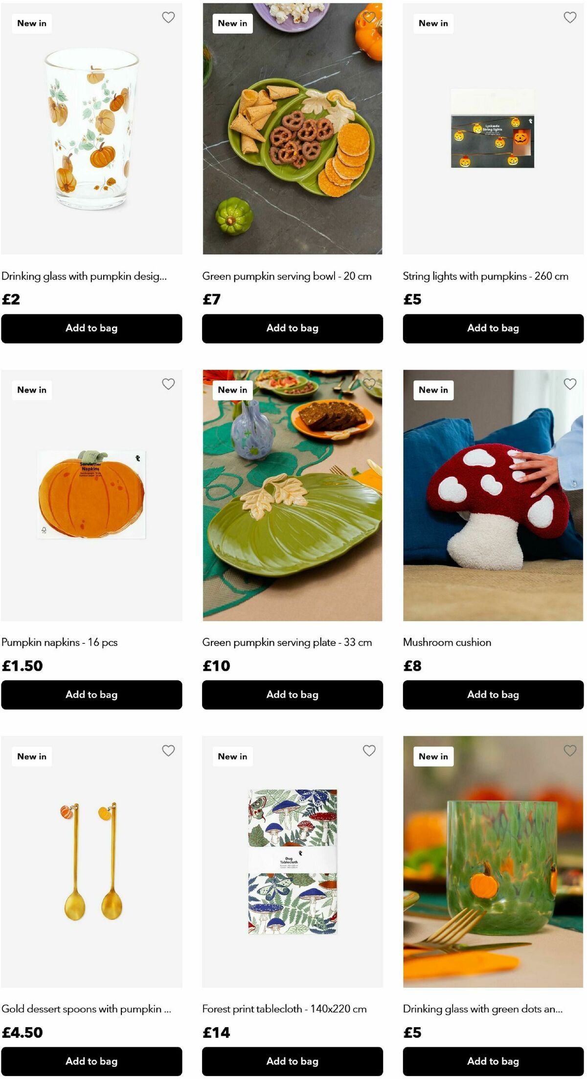 Flying Tiger Copenhagen Autumn Offers from 8 October