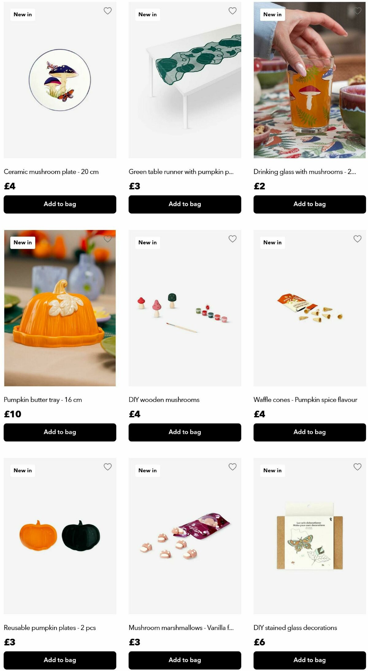 Flying Tiger Copenhagen Autumn Offers from 8 October