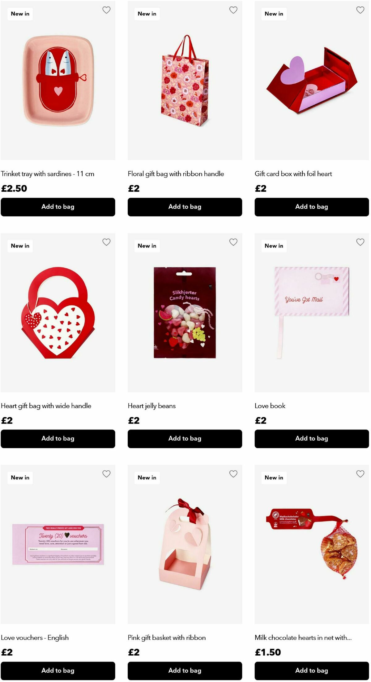 Flying Tiger Copenhagen Valentine's Day Offers from 29 January