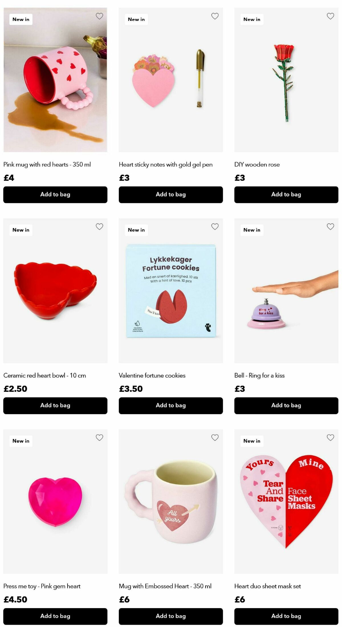 Flying Tiger Copenhagen Valentine's Day Offers from 29 January