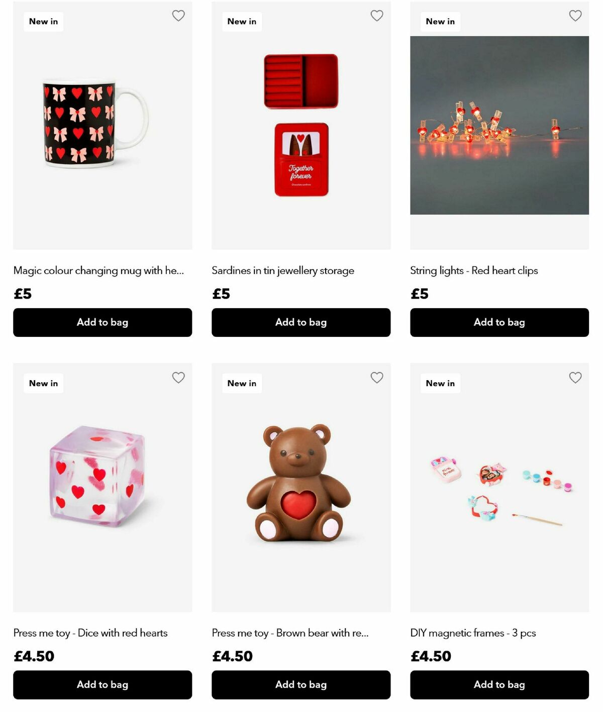 Flying Tiger Copenhagen Valentine's Day Offers from 29 January