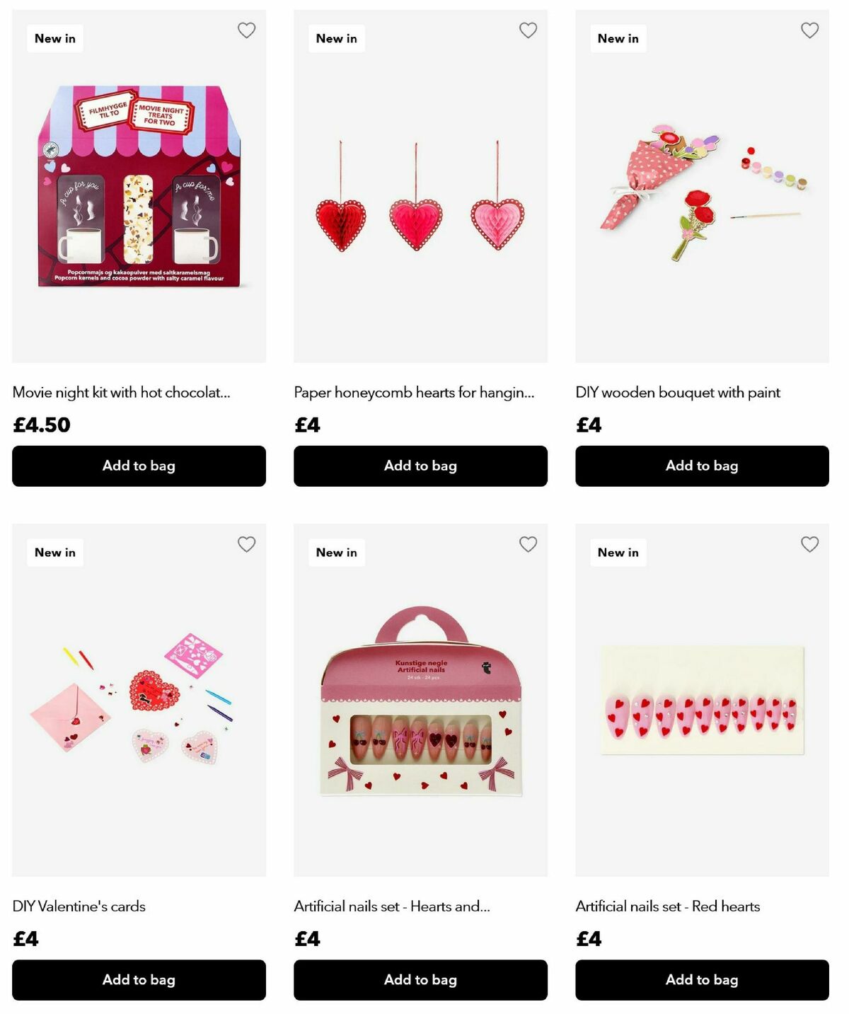 Flying Tiger Copenhagen Valentine's Day Offers from 29 January