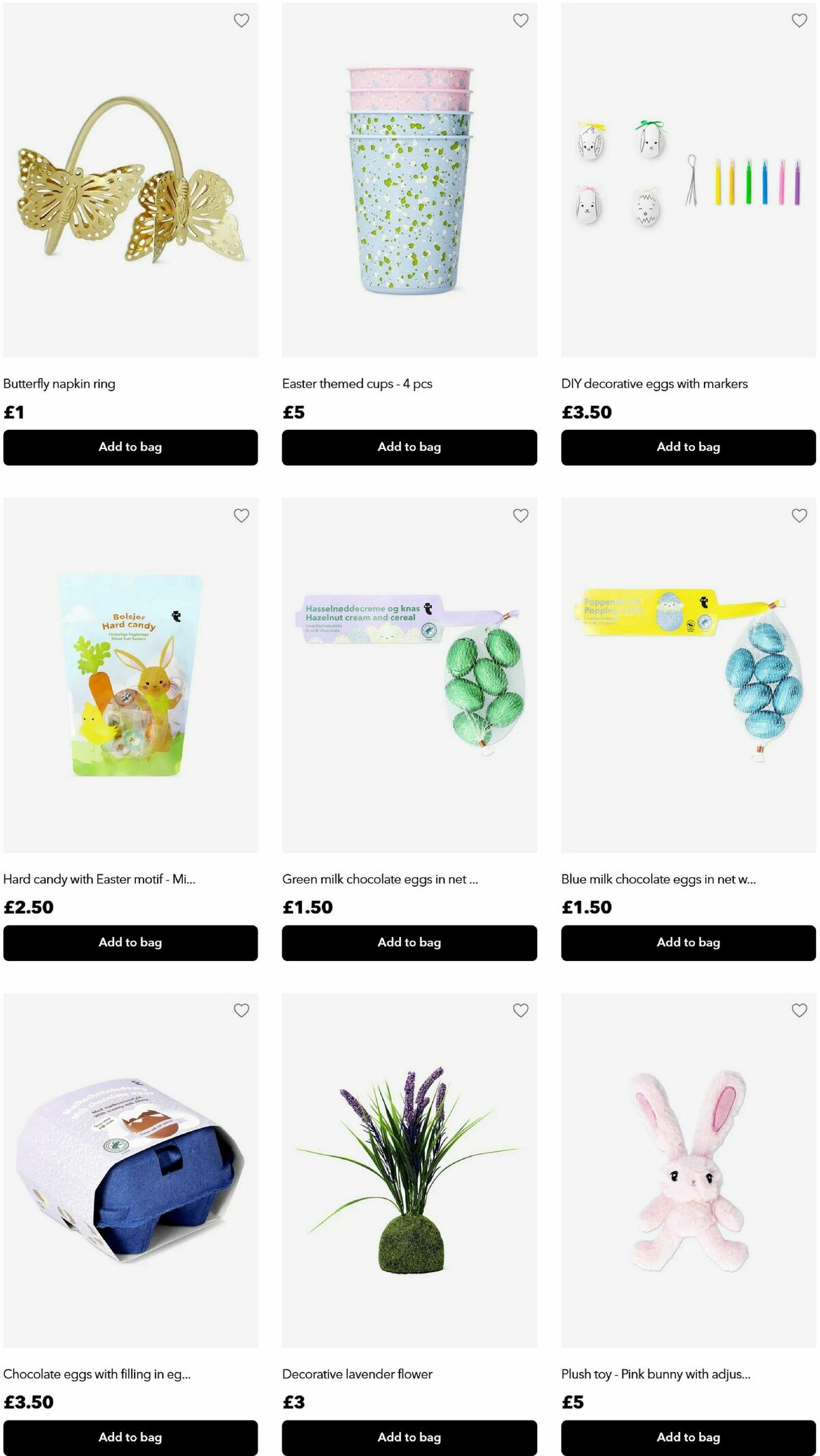 Flying Tiger Copenhagen Easter Offers from 17 March