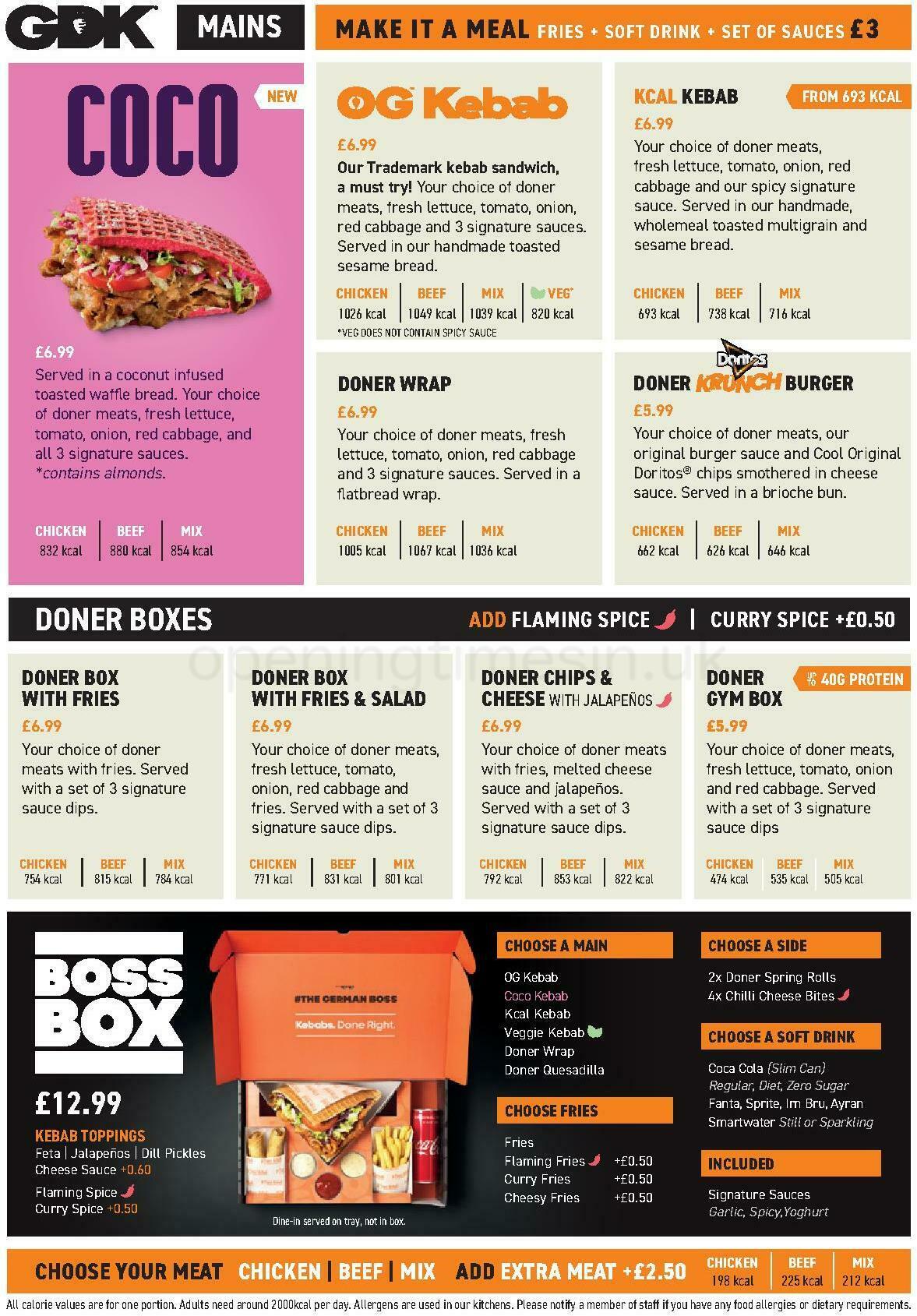 German Doner Kebab Offers from 15 August