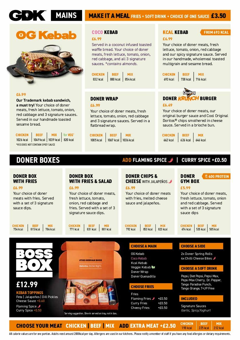 German Doner Kebab Offers from 23 June