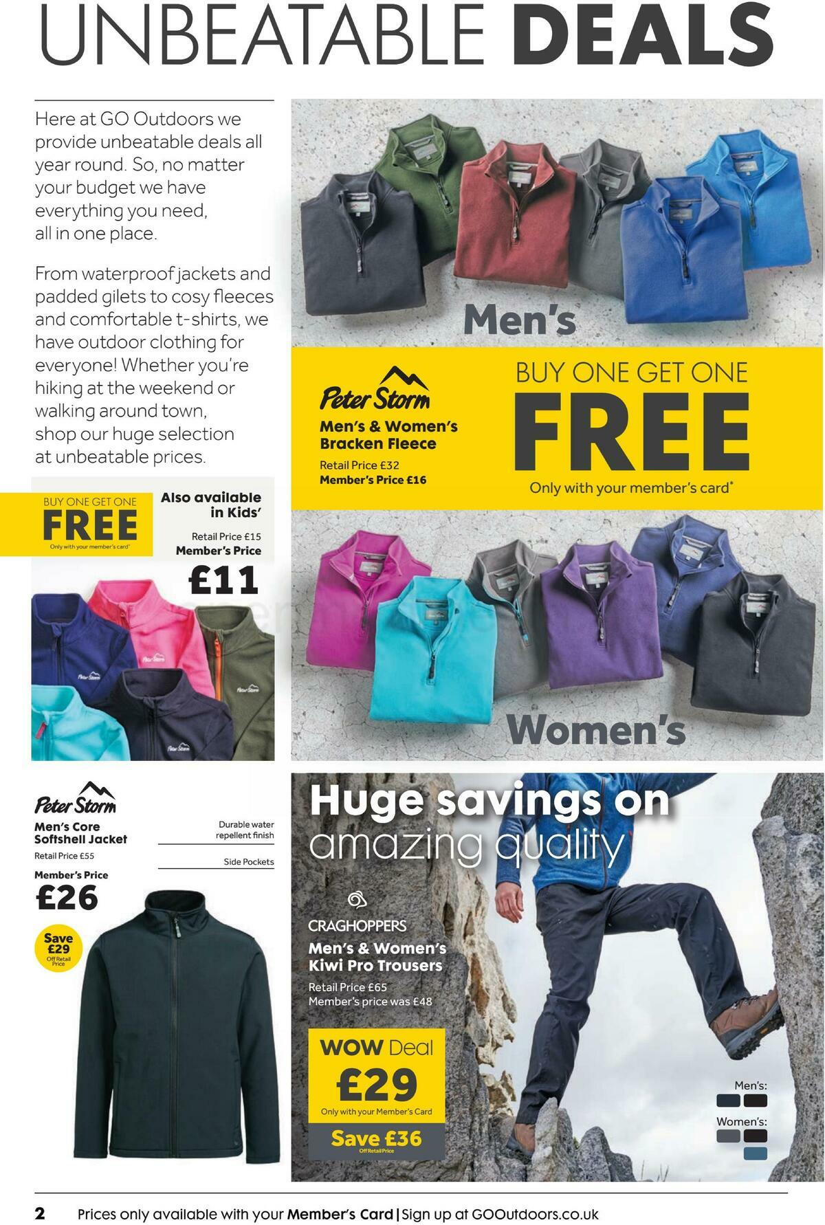 GO Outdoors Offers from 21 February