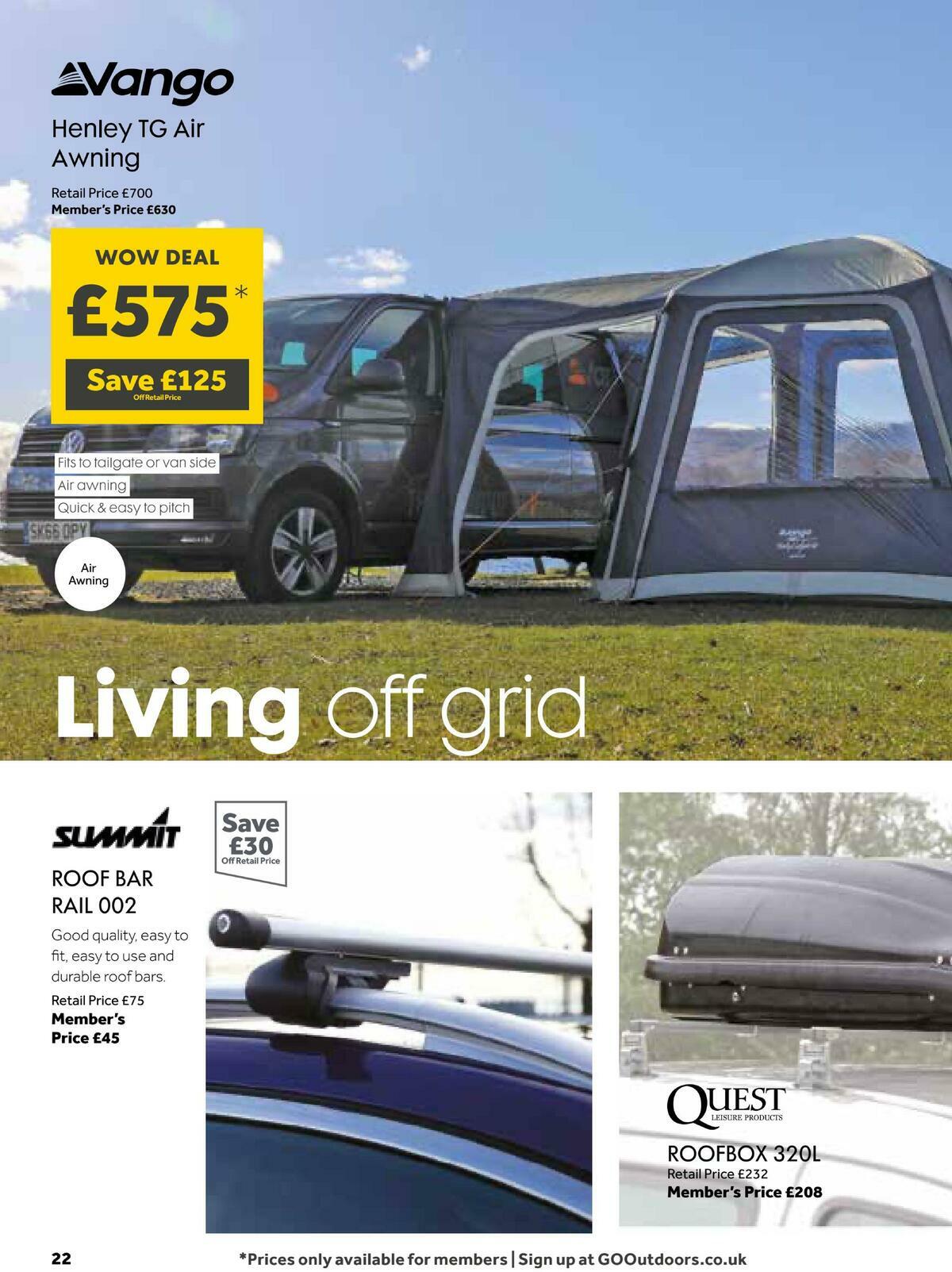 GO Outdoors Offers from 18 April