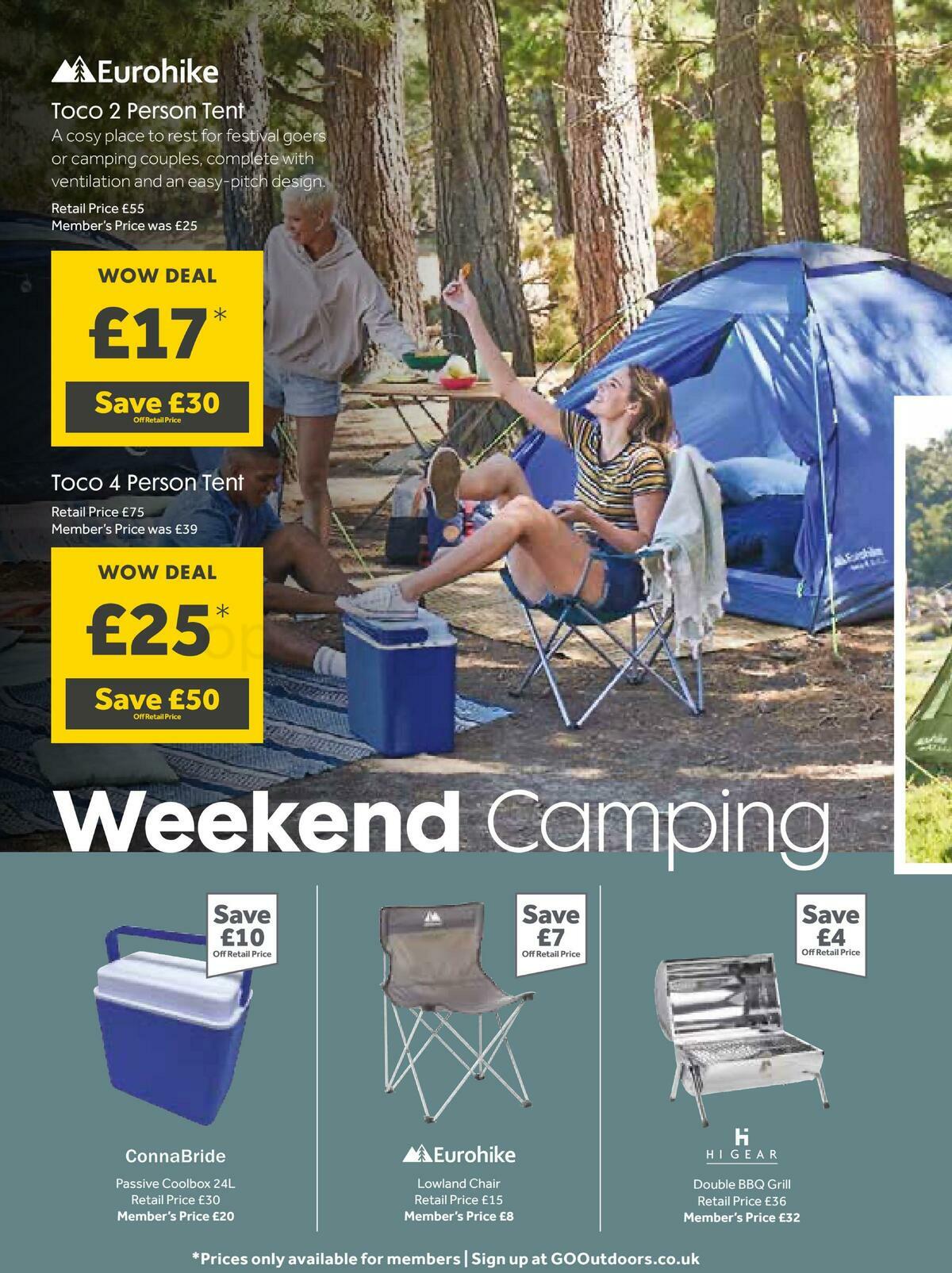 GO Outdoors Offers from 18 April