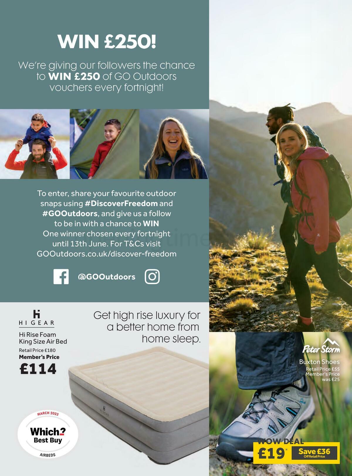 GO Outdoors Offers from 16 May