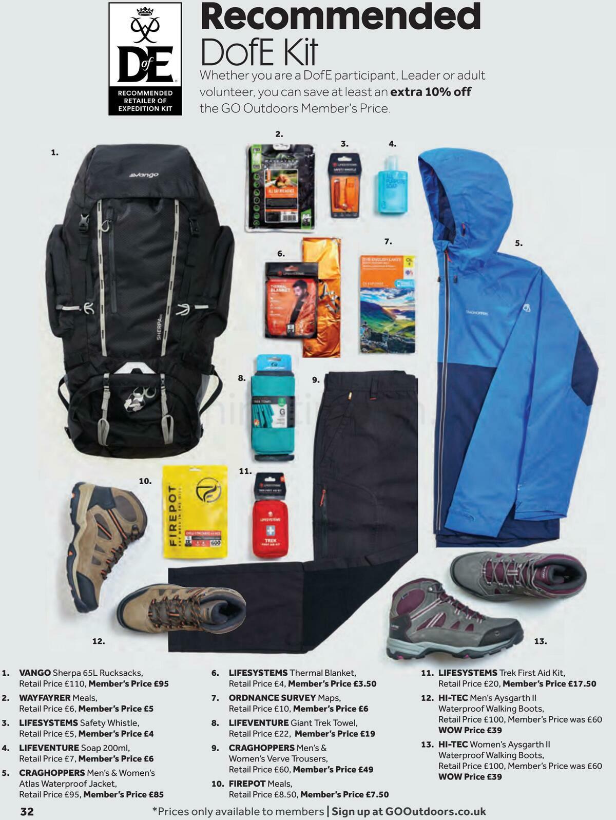 GO Outdoors Offers from 16 May
