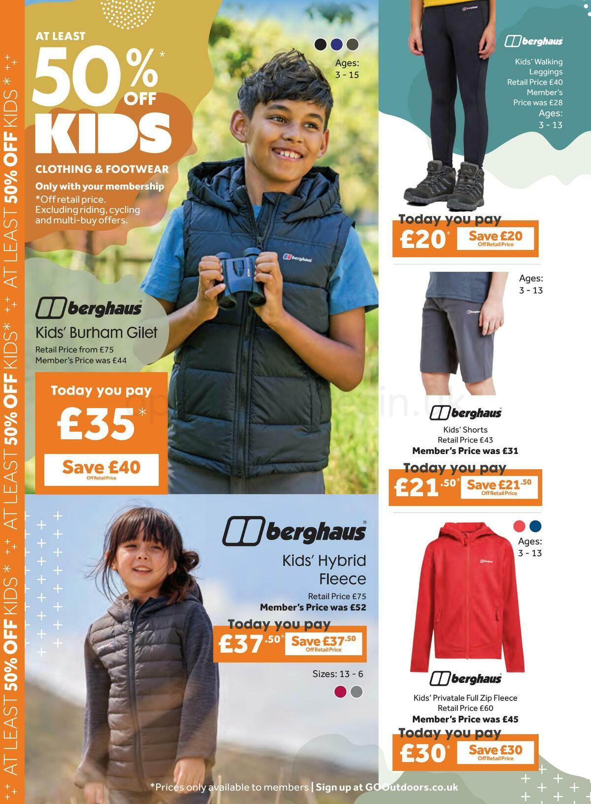 GO Outdoors Offers from 16 May