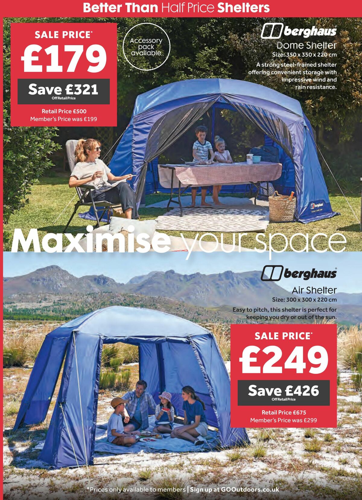 GO Outdoors Offers from 18 July