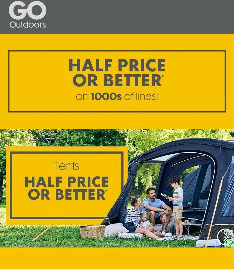 GO Outdoors Offers from 6 September