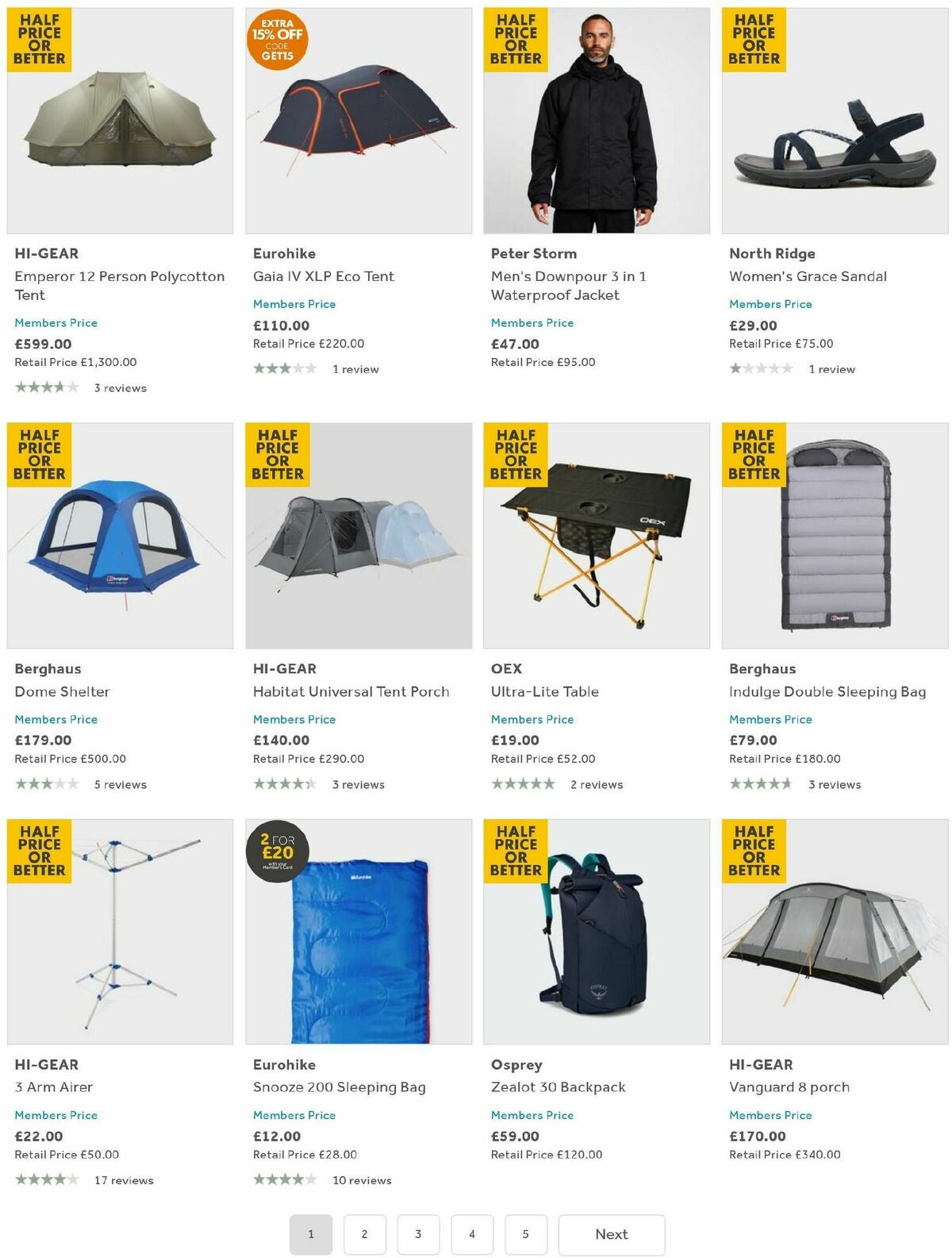 GO Outdoors Offers from 6 September