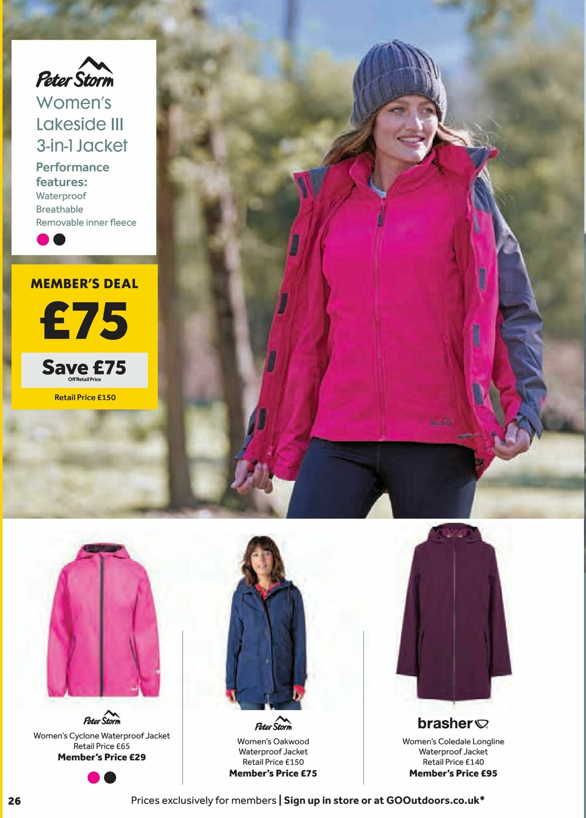 GO Outdoors Offers from 26 September