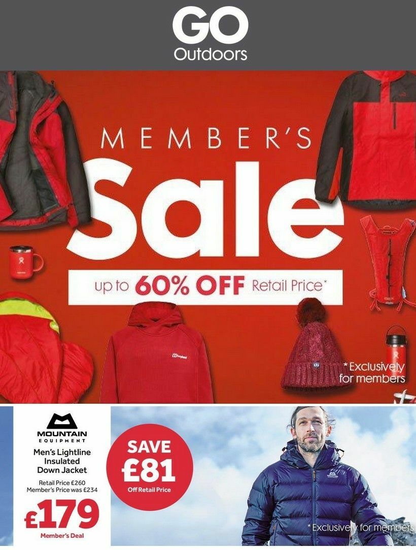 GO Outdoors Offers from 9 January