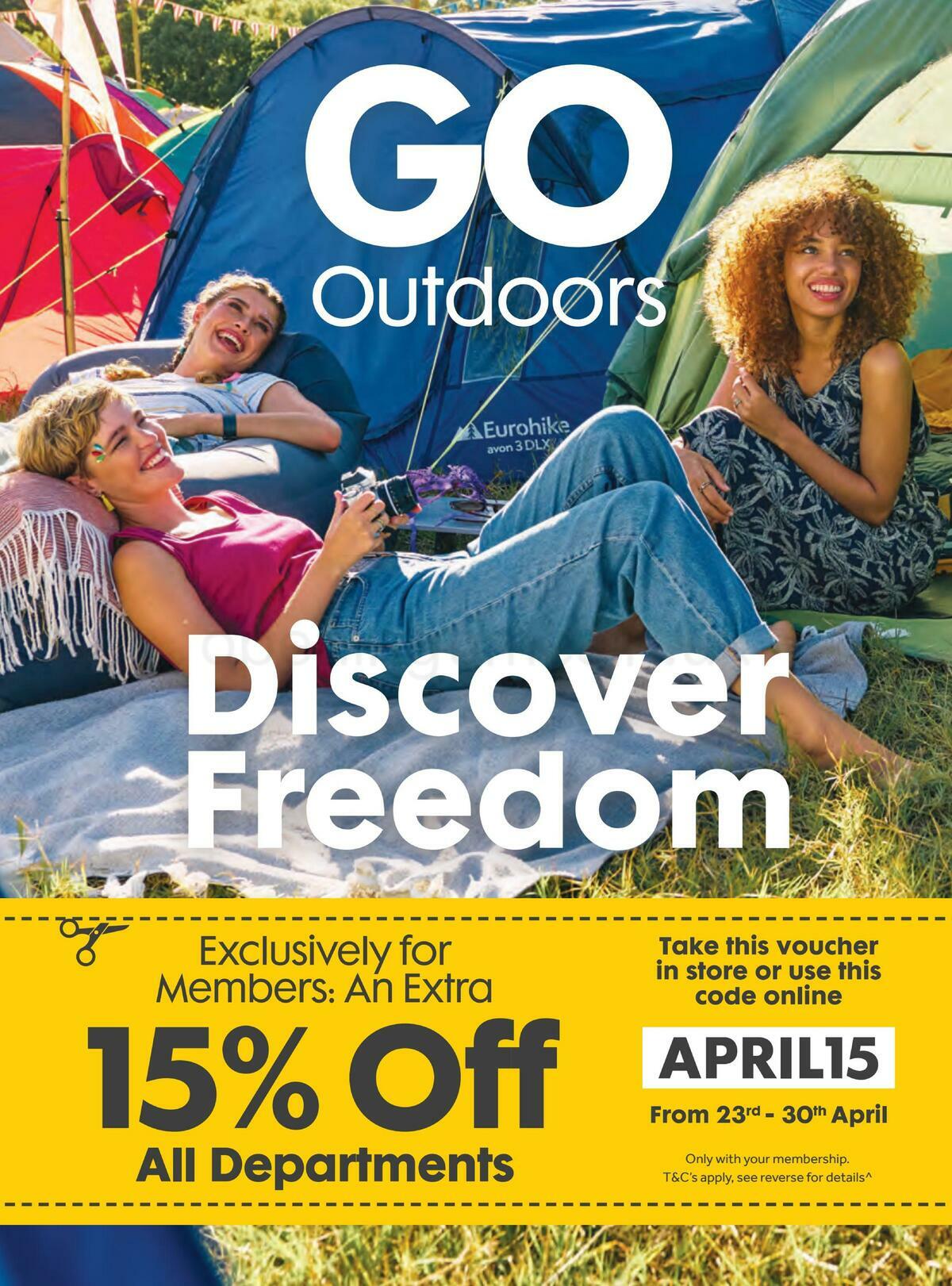 GO Outdoors Offers from 23 April