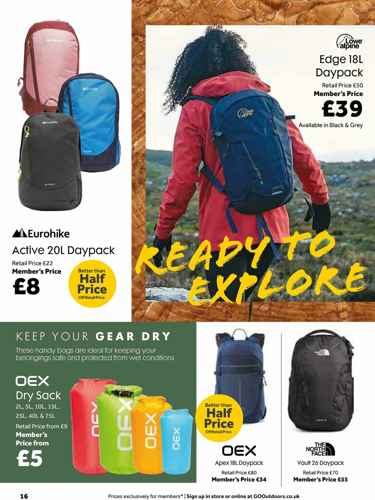 GO Outdoors Offers from 18 March