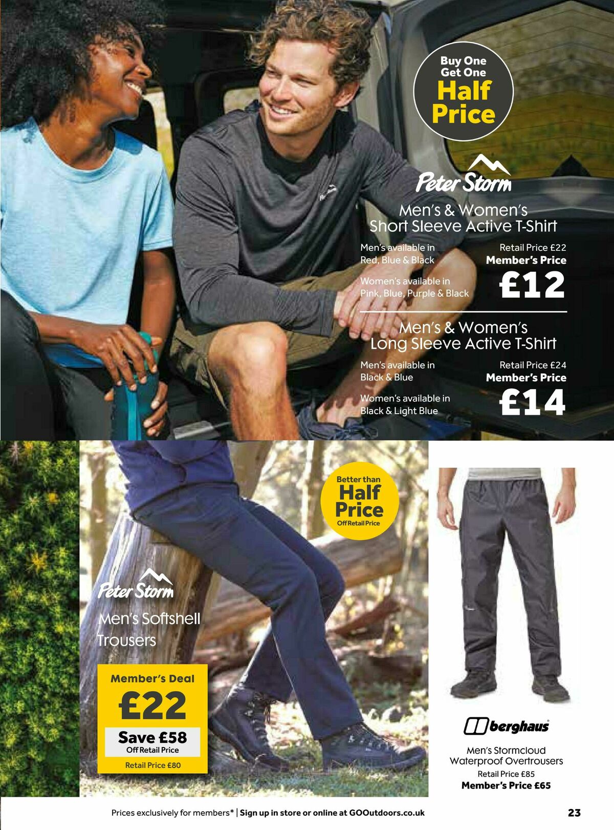 GO Outdoors Offers from 18 March