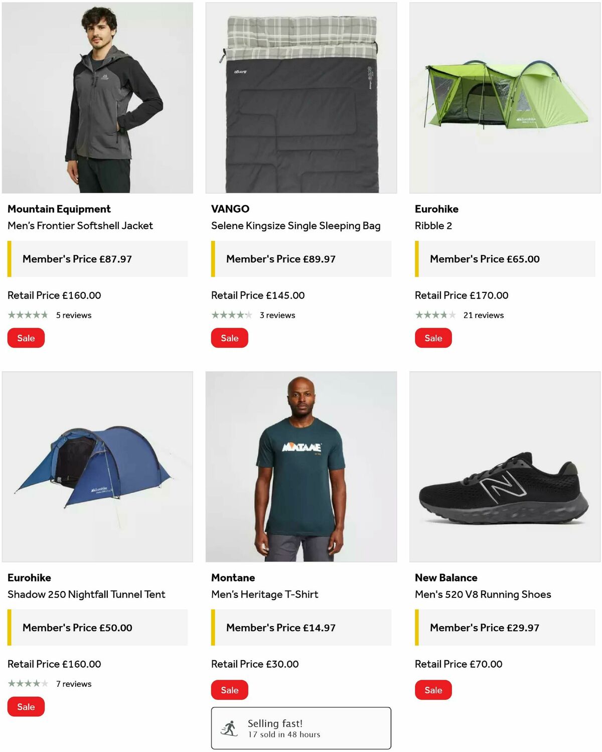 GO Outdoors Clearance Sale Offers from 20 May