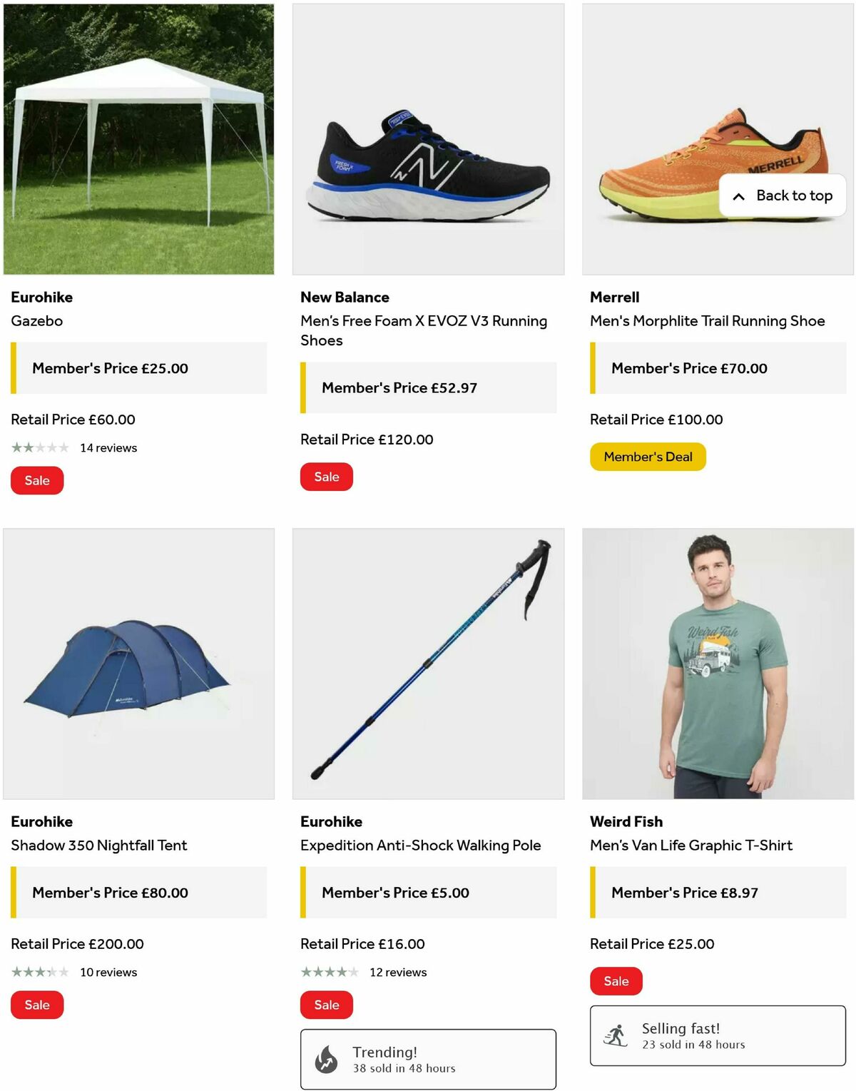 GO Outdoors Clearance Sale Offers from 20 May