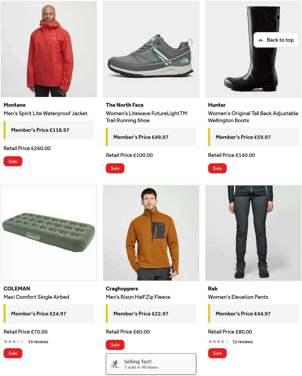 GO Outdoors Clearance Sale Offers from 20 May