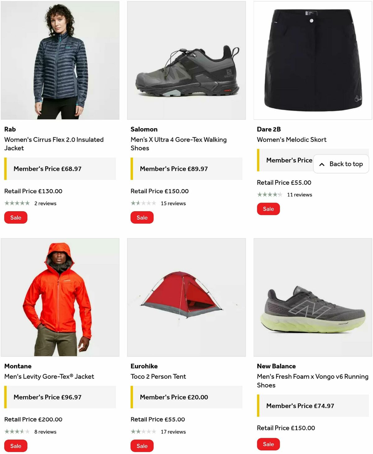 GO Outdoors Clearance Sale Offers from 20 May