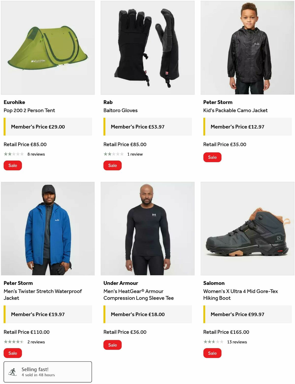 GO Outdoors Clearance Sale Offers from 20 May