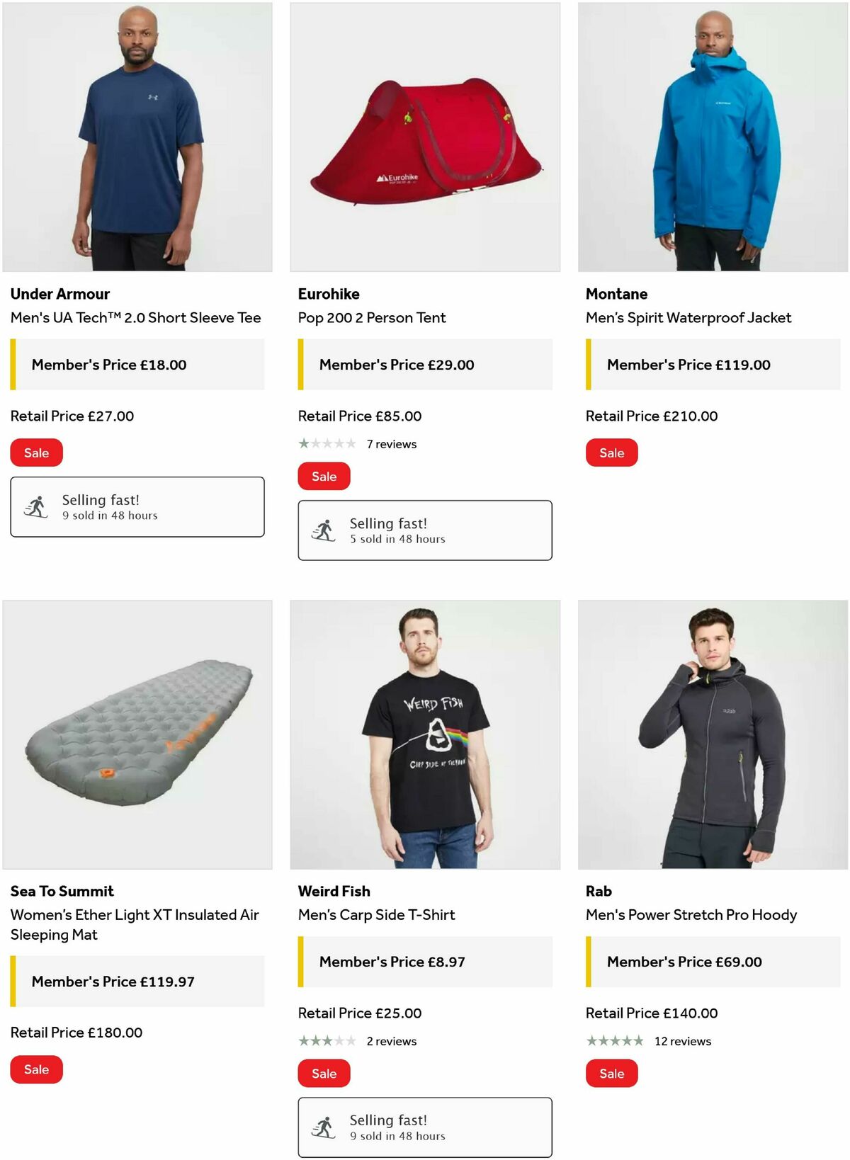 GO Outdoors Clearance Sale Offers from 20 May