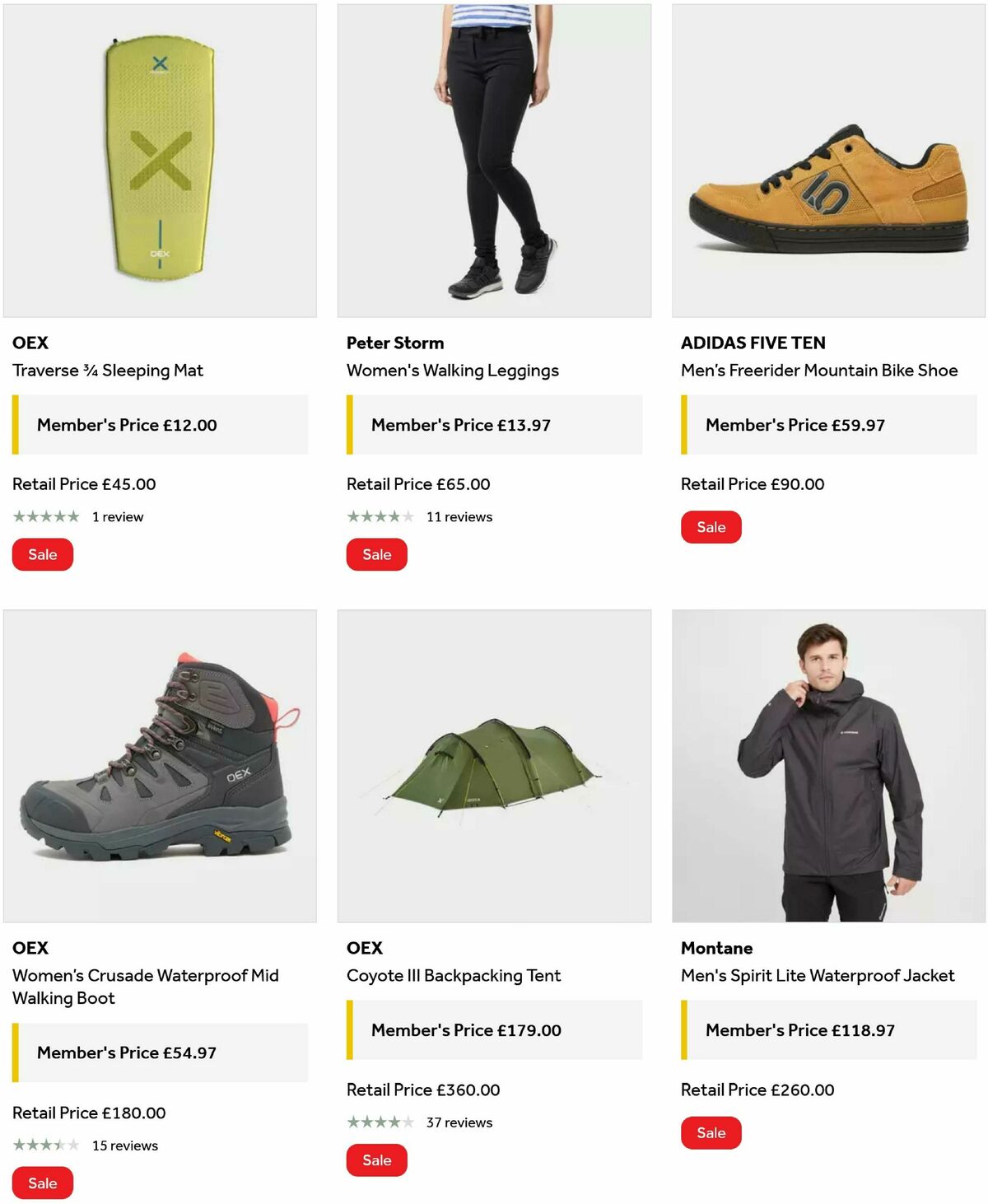 GO Outdoors Clearance Sale Offers from 20 May