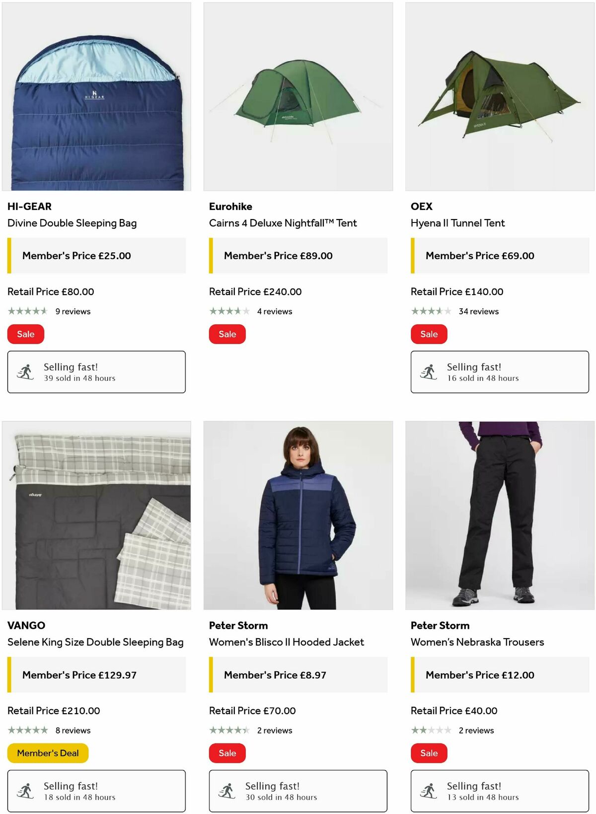 GO Outdoors Clearance Sale Offers from 20 May