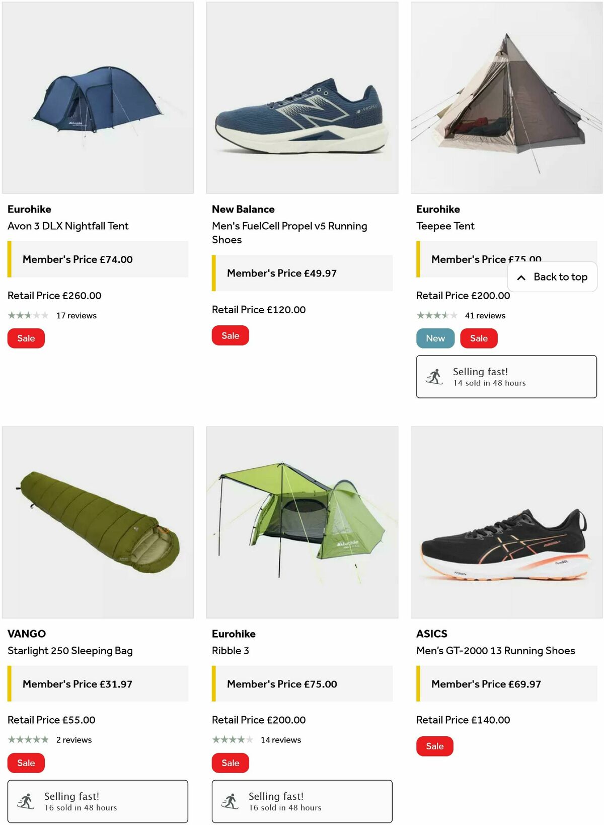GO Outdoors Clearance Sale Offers from 20 May