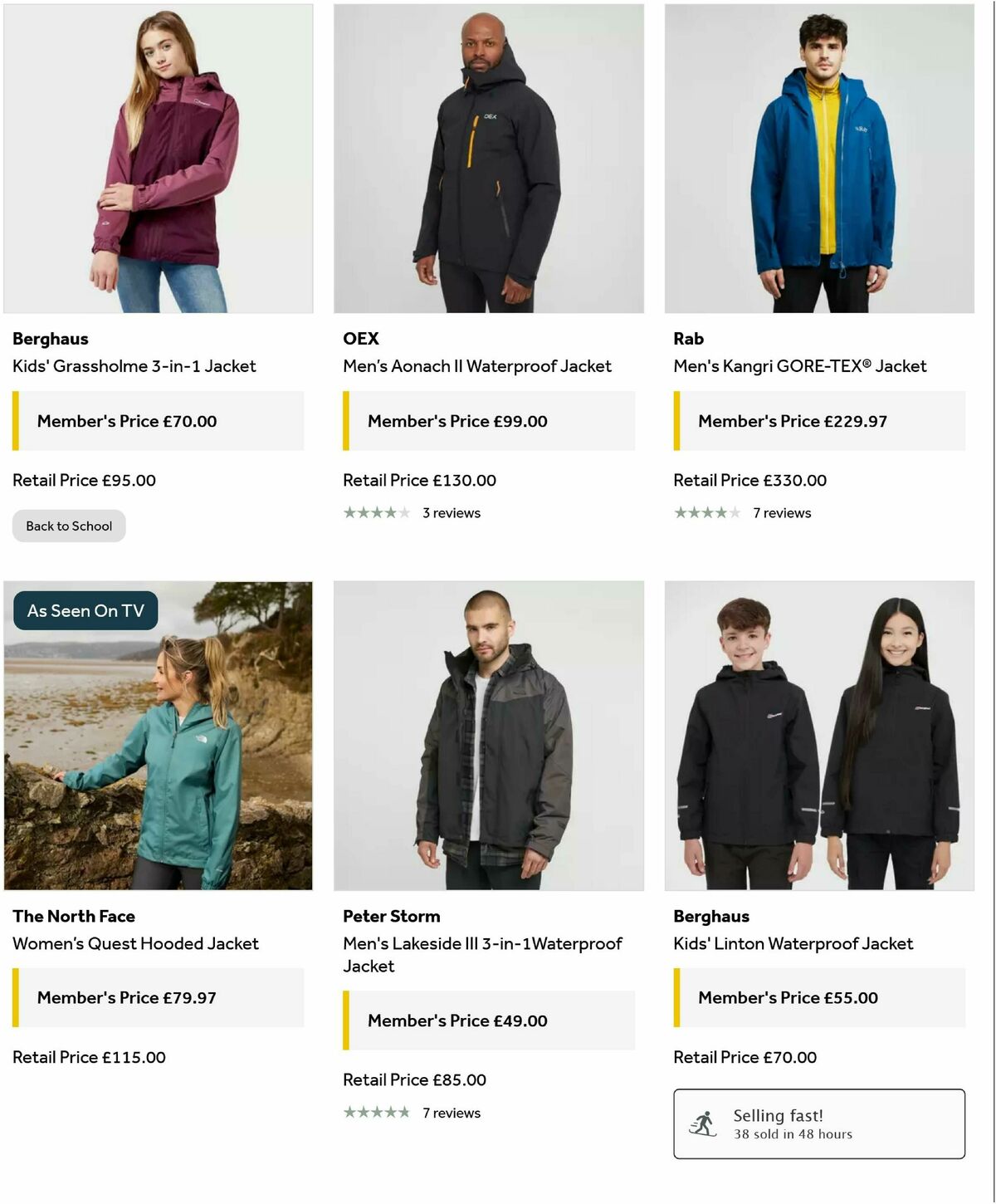 GO Outdoors Offers from 1 October