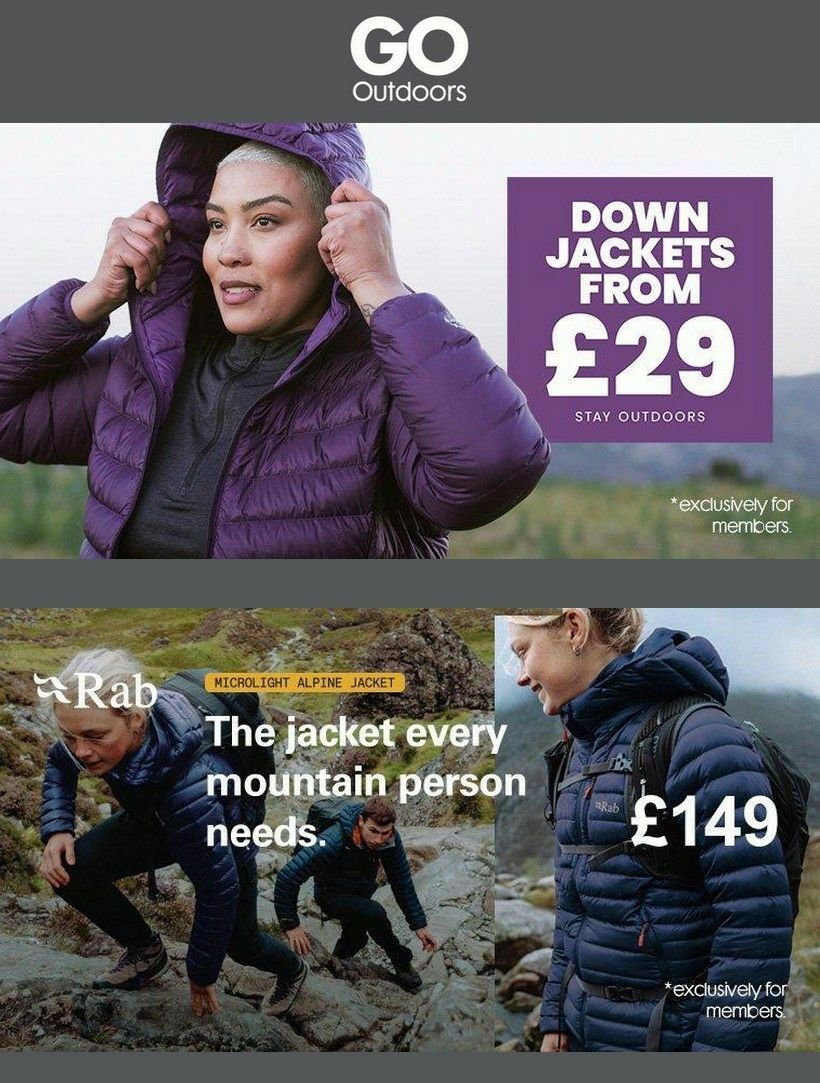 GO Outdoors Offers from 21 October