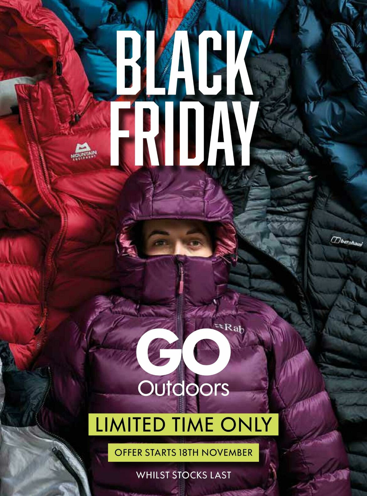 GO Outdoors Black Friday Offers from 18 November